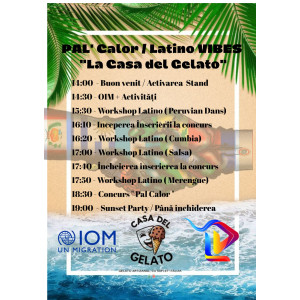 PAL CALOR la Casa del Gelato: Dans latino, gelato cu iz tropical și o seară pentru suflet